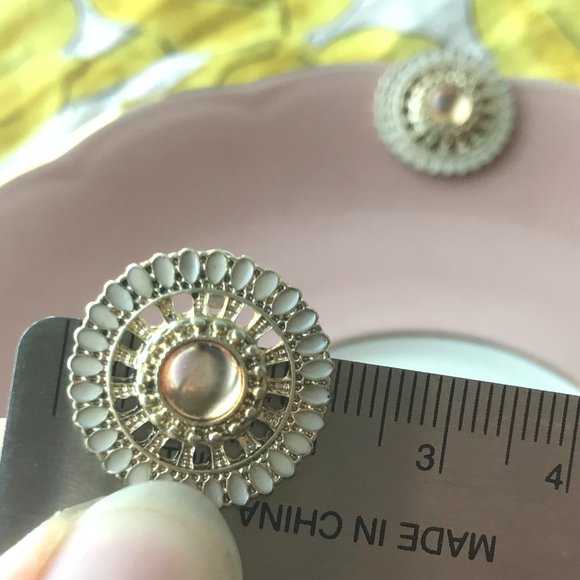 Pretty Cathedral Enamel Stud Earrings // Boho Chic - Picture 2 of 3